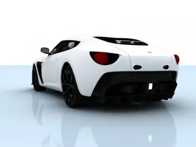 Aston Martin V12 Zagato 2011 3D model