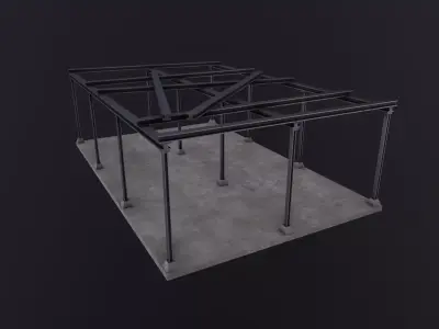 Construction Prop 3D Model Low-poly 3D model