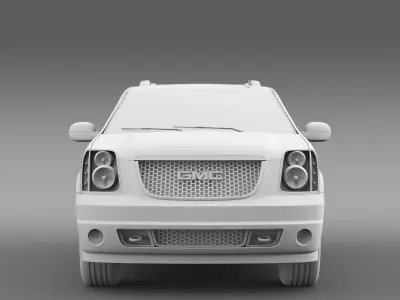 GMC Yukon Denali flex fuel 2014 3D model