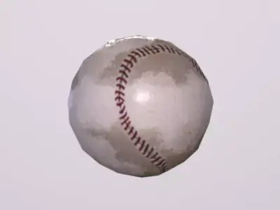 baseball Ball Low-poly 3D model