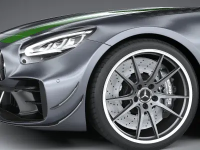 Mercedes AMG GT-R PRO 2020 3D model