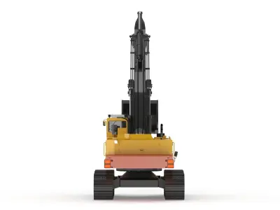  Crawler Excavator Generic 05 3D model