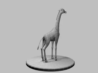Giraffe Low-poly 3D model
