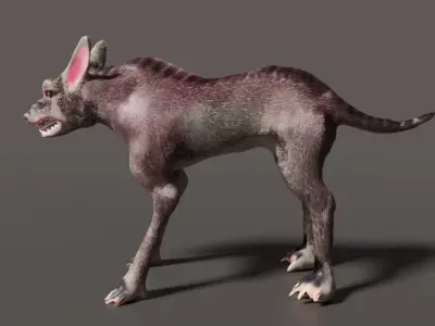 hound wolf 3D model