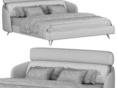 Monza Bed 3D model