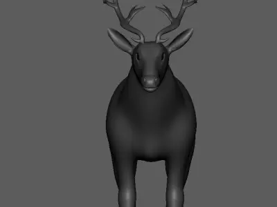Deer Low Poly Animal Low-poly 3D model