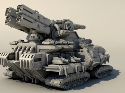 Legendary tank 3D print model