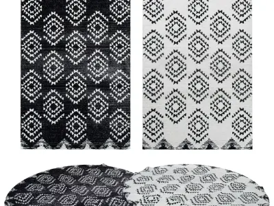 Rugs No 493 Low-poly 3D model