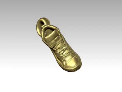 HighDetailed Converse shoes Fashion Pendant 3D print model