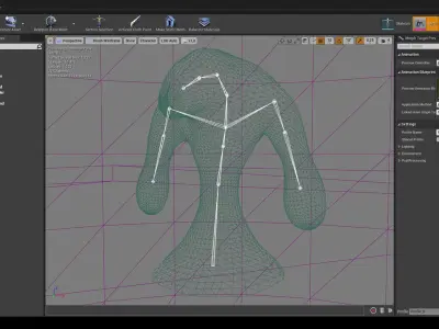 Water elemental low-poly game engine ready 3D model Low-poly 3D model