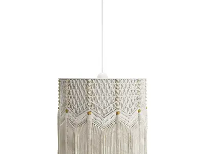 Boho Lampshade 3D model
