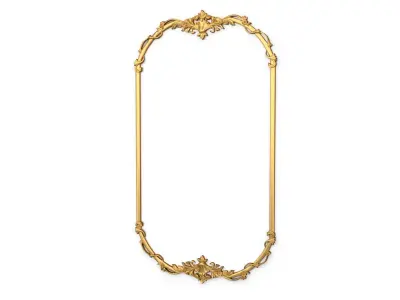Plaster decorative frame 3d mode 014 3D model