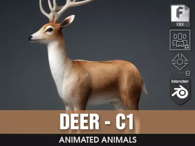 Deer-C1 3D model