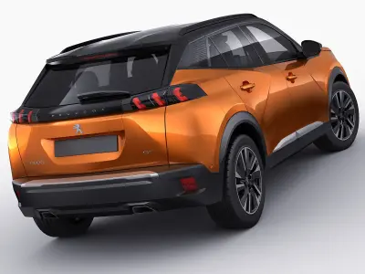 Peugeot 2008 2020 3D model