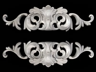 Classic carved 050 3D model