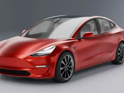 Tesla Model 3 2018 3D model