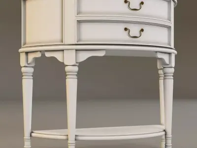 Laura Ashley console table 3D model