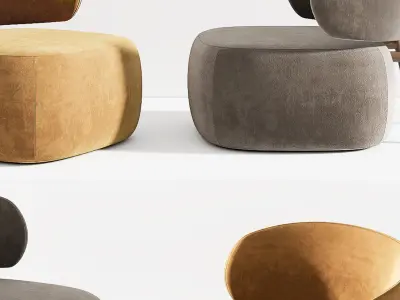 single chair Modern 3D model