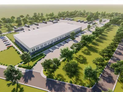 Ware house Design and render in lumion 3D model