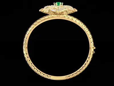 Luxury Star Flower Jewelry Set for Women 3D Model 1278 3D print model