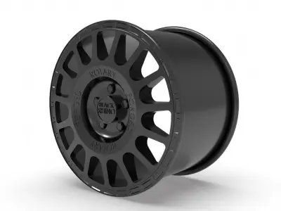 black rhino rim design 3D print model buy