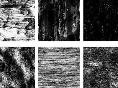 100 Wood Stencil High Quality 4k Low-poly 3D model