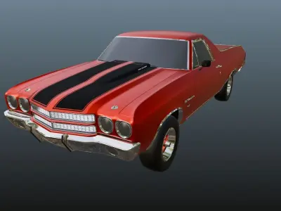 Chevrolet El Camino SS 1970 3D model