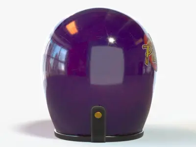 Motorcycle Helmet Low-poly 3D model shop