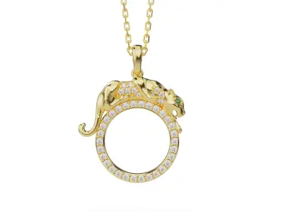 PANTHER PENDANT 3D print model