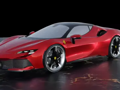 Ferrari SF90 3D model 3D model