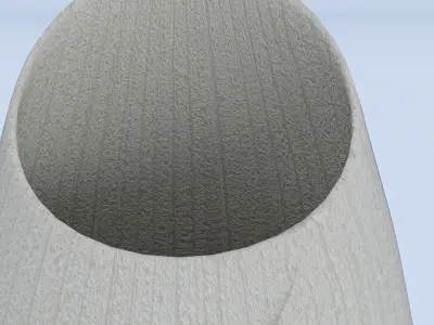 Cement Vase 3D model