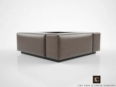 The Sofa and Chair Company Matisse Ottoman 3D model