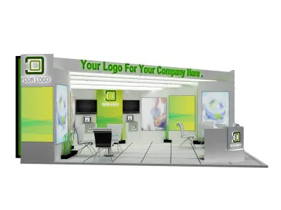 Booth Exhibition Stand a557a  3D model