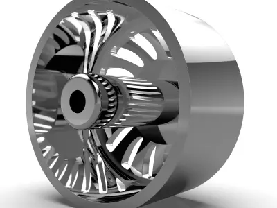 AMERICAN FORCE DB06 WAVE DBO1 WHEEL 3D model