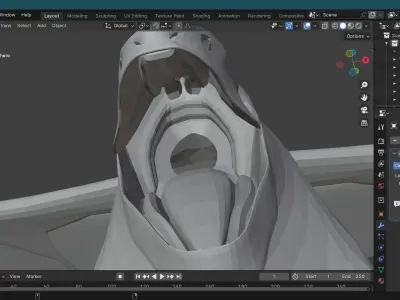 zika creature  Low-poly 3D model