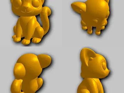 Lemur - Kawaii Animals Collection 3D print model