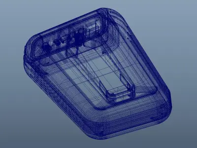 Portable Jump Starter Low-poly 3D model