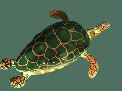 turtle 3D model