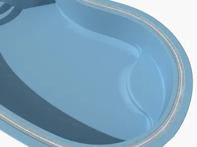 Swimming pool 08 3D model
