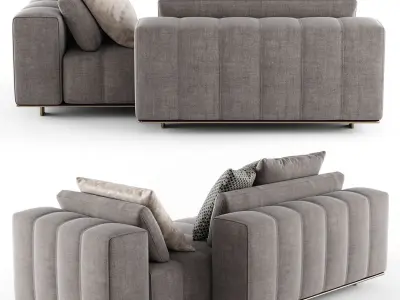 Daybed element sofa 3D model