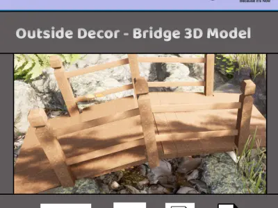 3D Bridge Design Workflow 3D model
