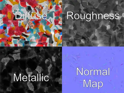 Contemporary Sports Sneaker Model Pack Low-poly 3D model