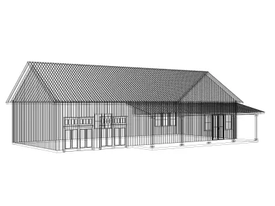 Barndominium House 08 -Archimple LLC 3D model