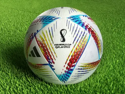 Fifa World Cup2022 Ball- Ghatar 2Versions 3D model