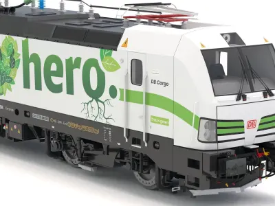 Siemens Vectron DB I am Climate Hero Livery 3D model