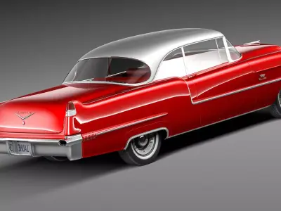 Cadillac Coupe DeVille CG 1956 3D model
