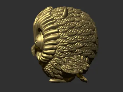 baby owl 3D print model