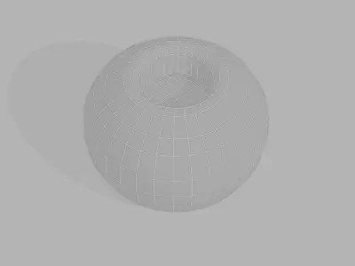 Stone Candle holder  Low-poly 3D model