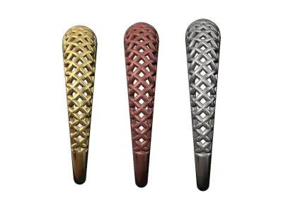 Wireframe dome ring 3D print model