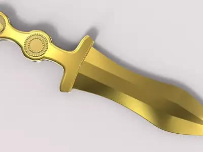 Functionnal roman pugio replica 3D print model